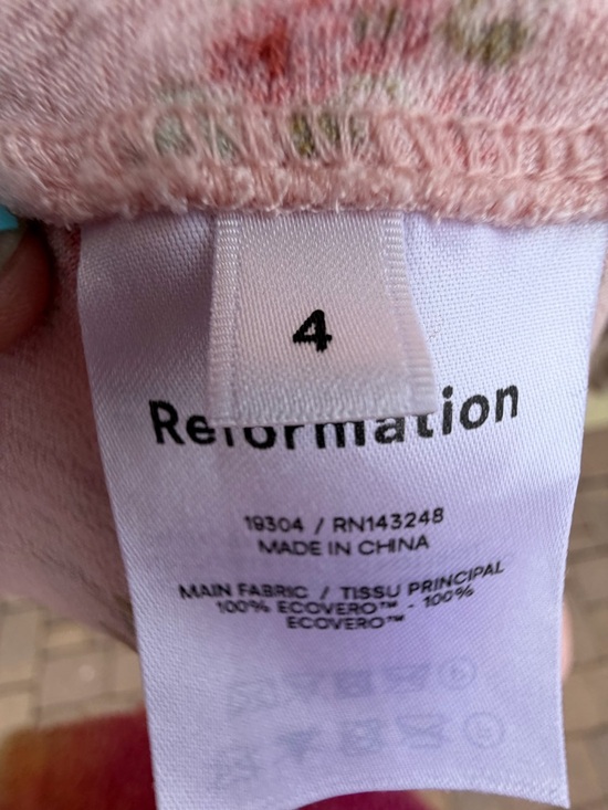 Reformation Pink Floral Midi Dress - Picture 11 of 11
